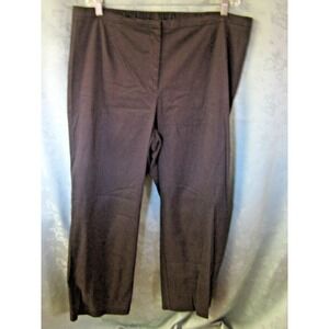Vintage Blue Plus Size 22W Black Pants NWT Elastic Back Waist Casual Workwear
